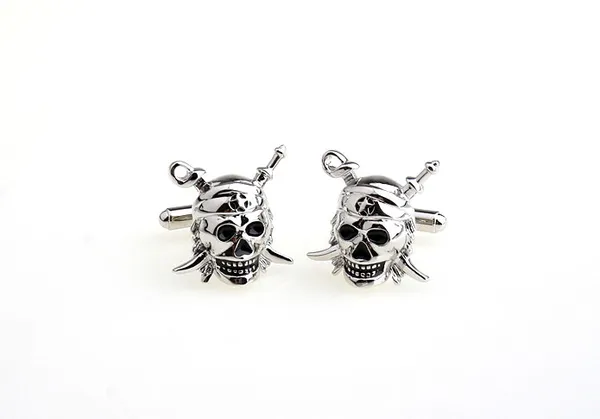 Silver_Metal_Premium_Cufflinks_For_Men