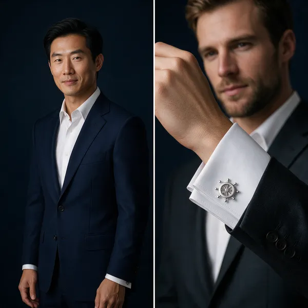 Silver_Metal_Premium_Cufflinks_For_Men