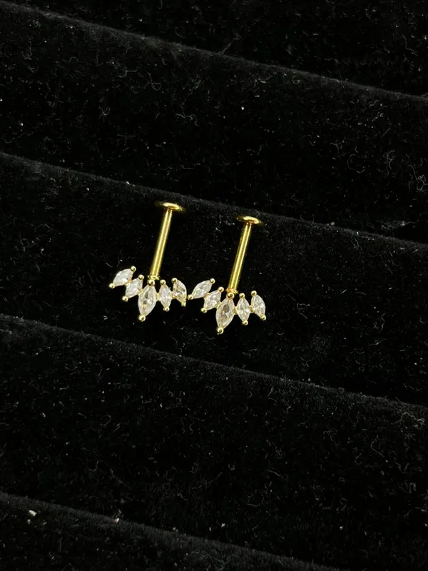 Gold_Stainless_Steel_Helix_Earrings_For_Women