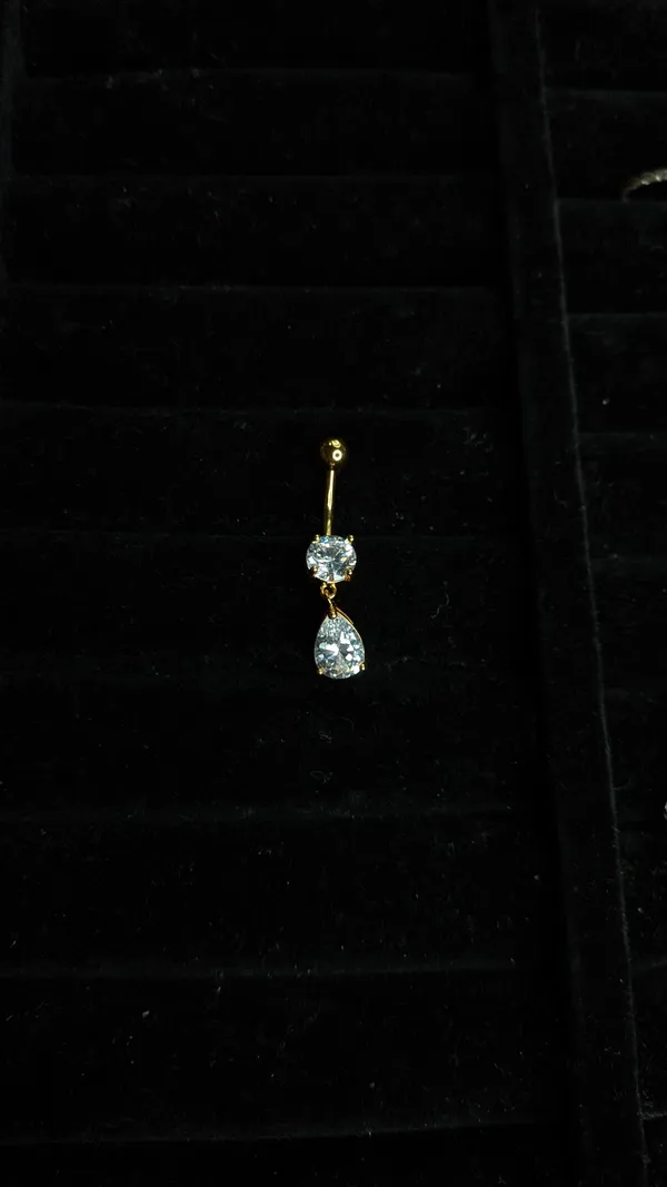 Gold_Stainless_Steel_Belly_Button_Ring_For_Women