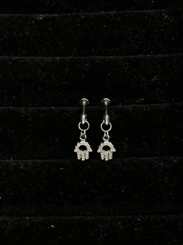 Silver_Stainless_Steel_Helix_Earrings_For_Women