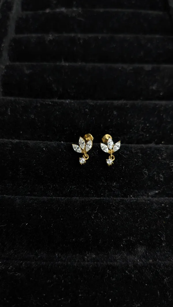 Gold_Stainless_Steel_Helix_Earrings_For_Women