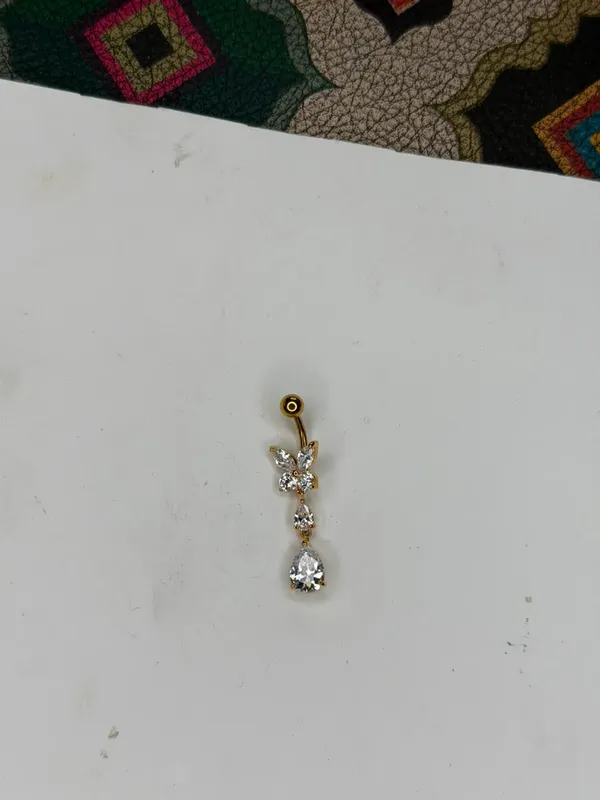 Gold_Stainless_Steel_Belly_Button_Ring_For_Women