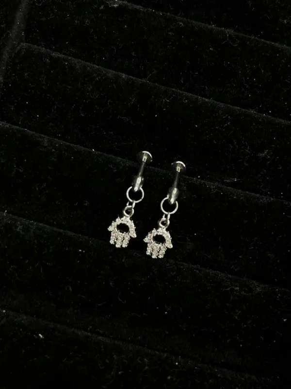 Silver_Stainless_Steel_Helix_Earrings_For_Women