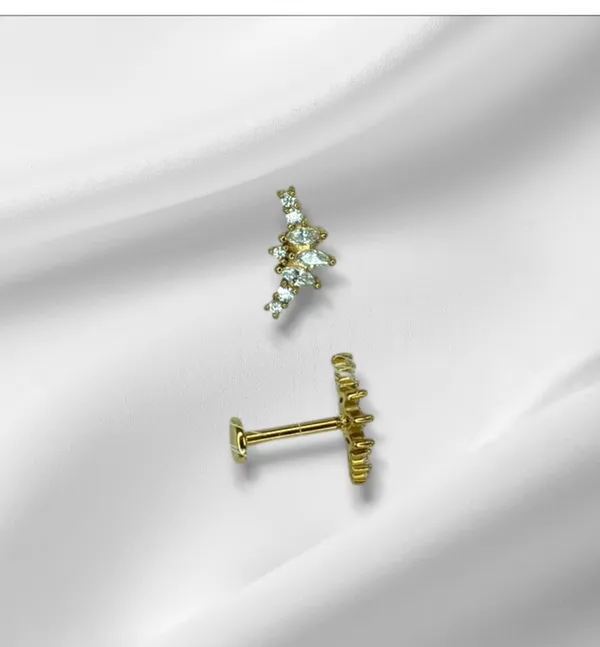 Gold_Stainless_Steel_Helix_Earrings_For_Women