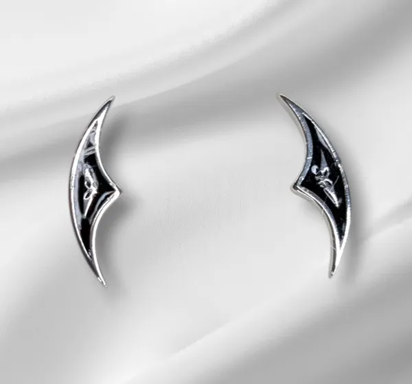 Silver_Stainless_Steel_Helix_Earrings_For_Women