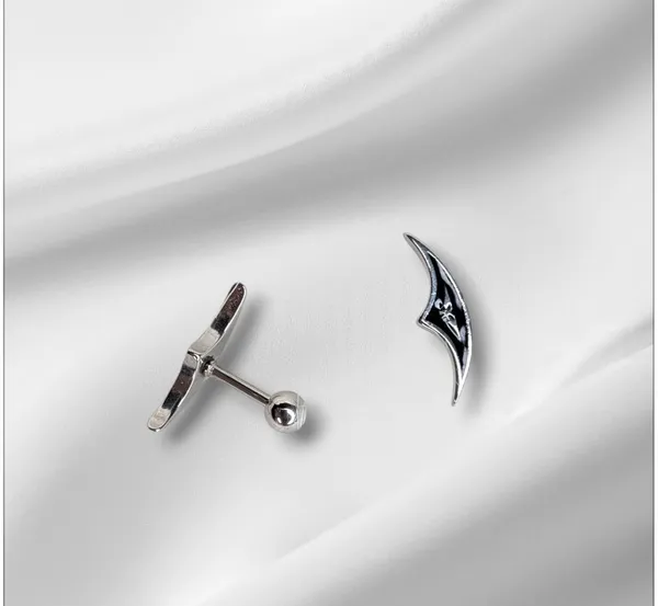 Silver_Stainless_Steel_Helix_Earrings_For_Women