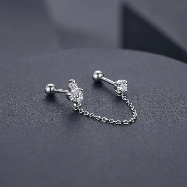 Silver_Stainless_Steel_Helix_Earrings_For_Women