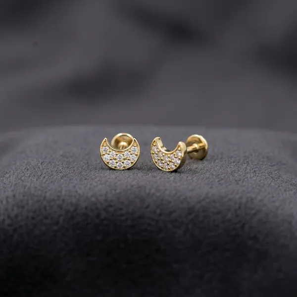 Gold_Stainless_Steel_Helix_Earrings_For_Women