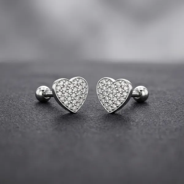 Silver_Stainless_Steel_Helix_Earrings_For_Women