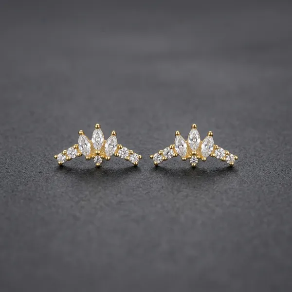 Gold_Stainless_Steel_Helix_Earrings_For_Women