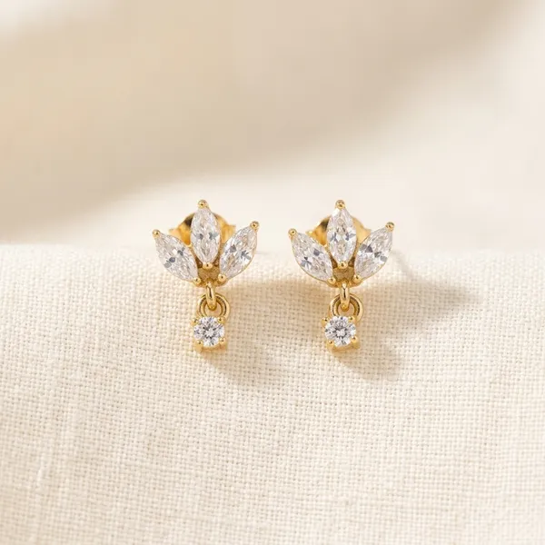 Gold_Stainless_Steel_Helix_Earrings_For_Women