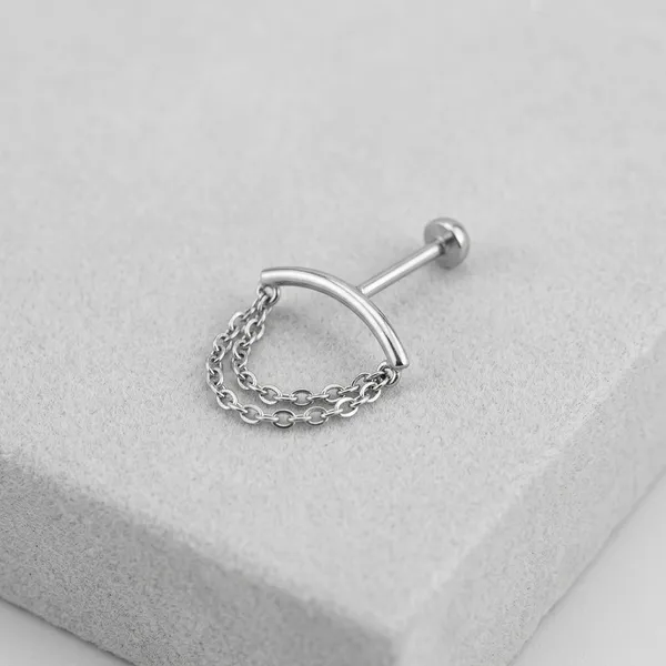 Silver_Stainless_Steel_Helix_Earrings_For_Women