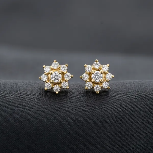 White_&_Yellow_Stainless_Steel_Helix_Earrings_For_Women