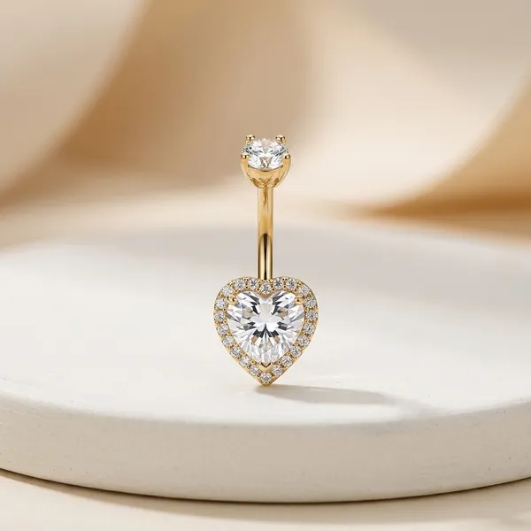 Gold_Stainless_Steel_Belly_Button_Ring_For_Women