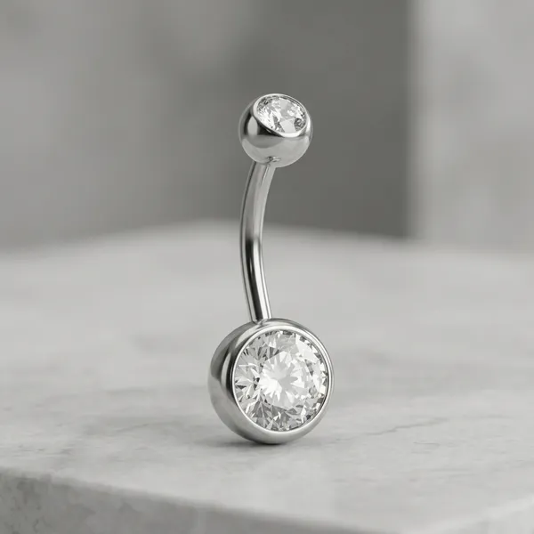 Silver_Stainless_Steel_Belly_Button_Ring_For_Women
