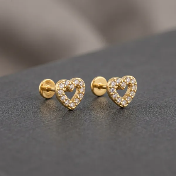 Gold_Stainless_Steel_Helix_Earrings_For_Women