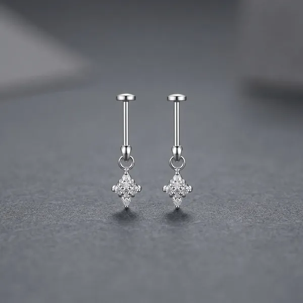 Silver_Stainless_Steel_Helix_Earrings_For_Women