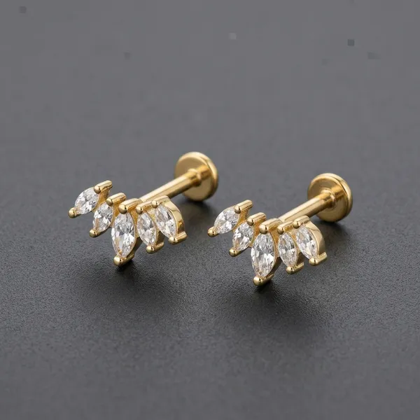 Gold_Stainless_Steel_Helix_Earrings_For_Women