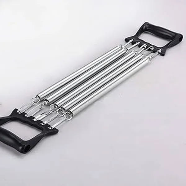 Chrome_Steel_5-Spring_Chest_Expander_With_Ergonomic_Grip_Handles
