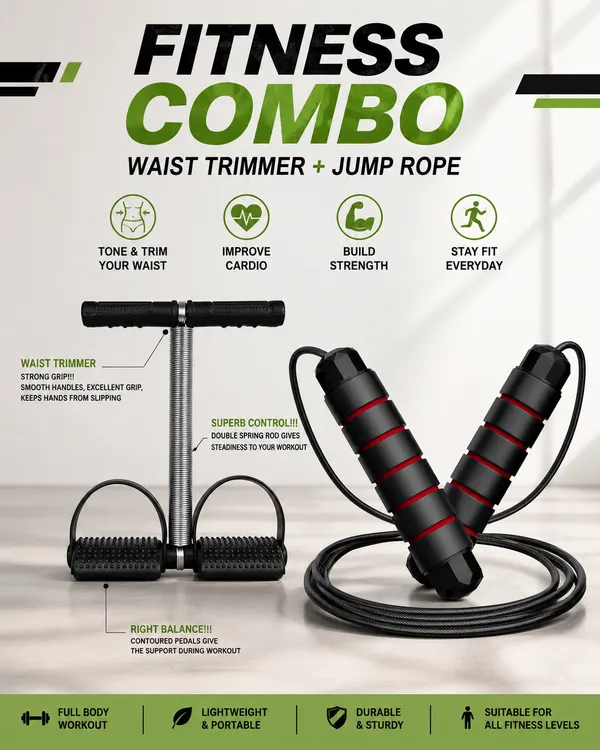 Steel_Wire_Skipping_Rope_With_Foam_Handles_And_Single_Spring_Waist_Trimmer_Set_Of_2