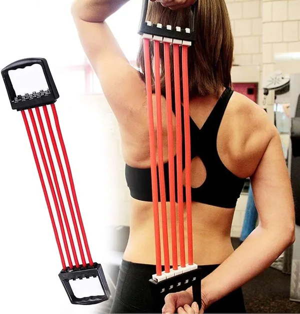 5-Tube_Adjustable_Chest_Expander_Resistance_Band_Puller
