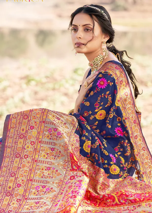 Blue_Premium_Silk_Saree_For_Women