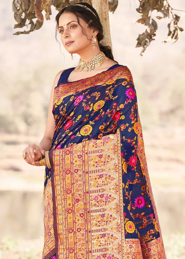 Blue_Premium_Silk_Saree_For_Women