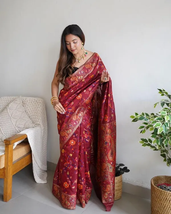 Red_Premium_Silk_Saree_For_Women