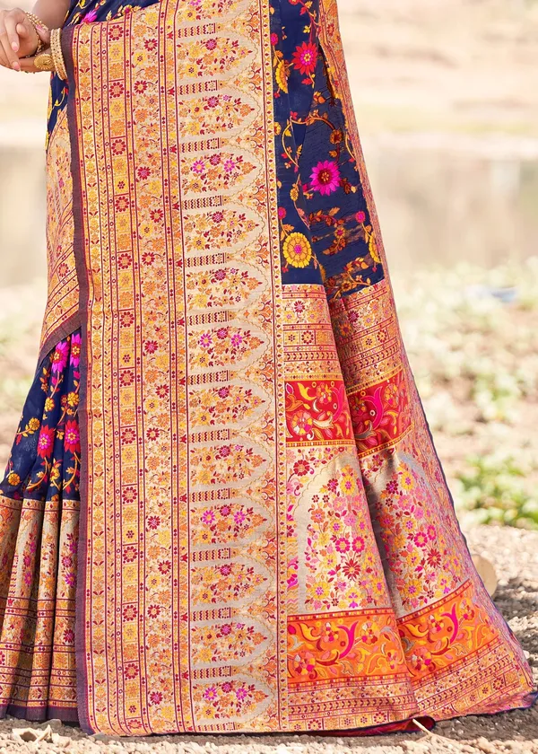 Blue_Premium_Silk_Saree_For_Women