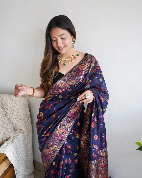 Blue_Premium_Silk_Saree_For_Women