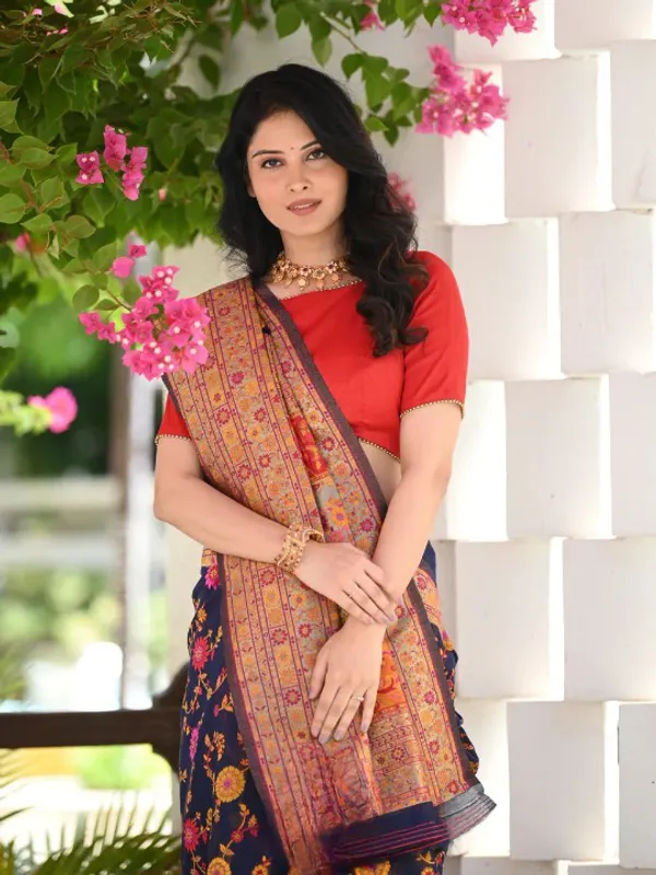 Blue_Premium_Silk_Saree_For_Women