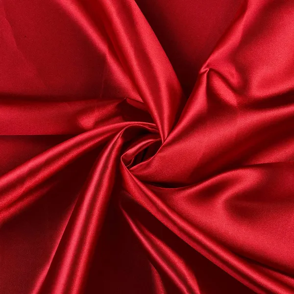 Red_Silk_Sleeveless_Fitted_Cropped_Blouse_For_Women