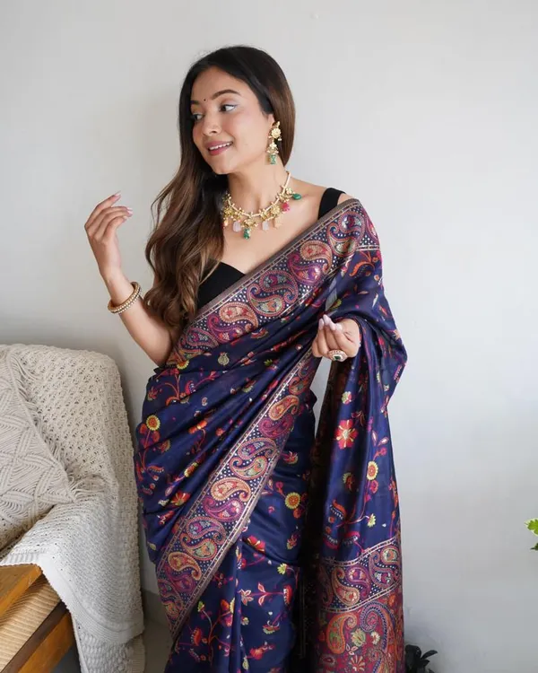 Blue_Premium_Silk_Saree_For_Women