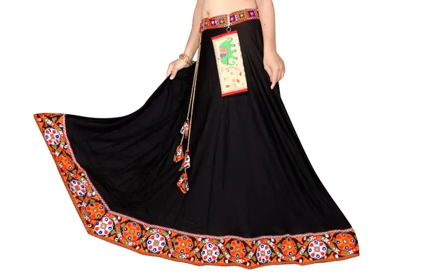 Black_Embroidered_Flared_Lehenga_Set_For_Women
