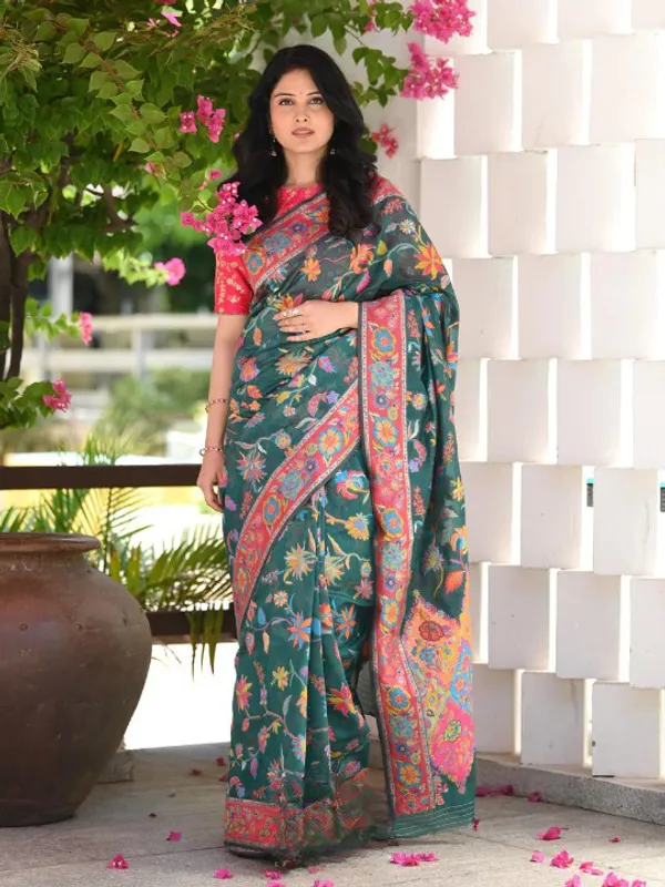 Green_Premium_Silk_Saree_For_Women
