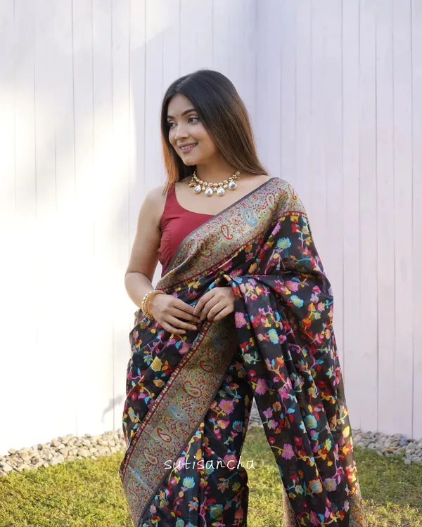 Multicolor_Premium_Silk_Saree_For_Women