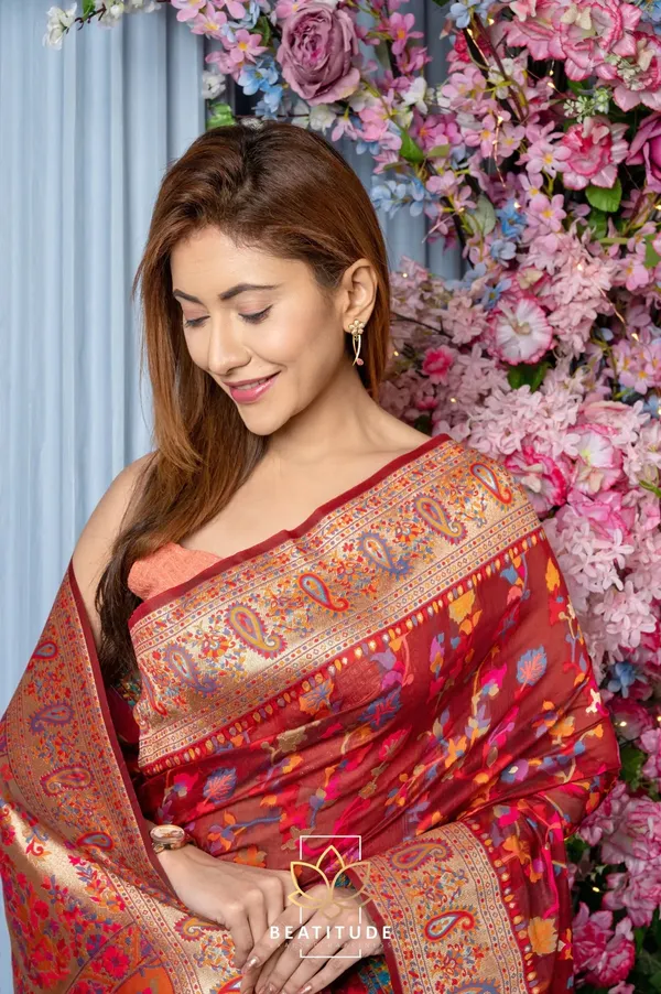 Maroon_Premium_Silk_Saree_For_Women