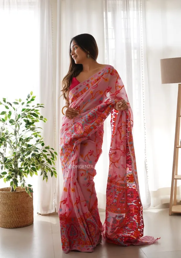 Pink_Premium_Silk_Saree_For_Women