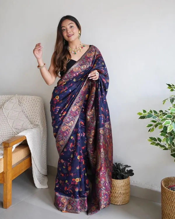 Blue_Premium_Silk_Saree_For_Women