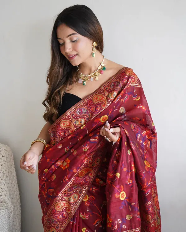 Red_Premium_Silk_Saree_For_Women