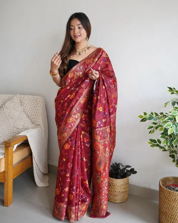 Red_Premium_Silk_Saree_For_Women