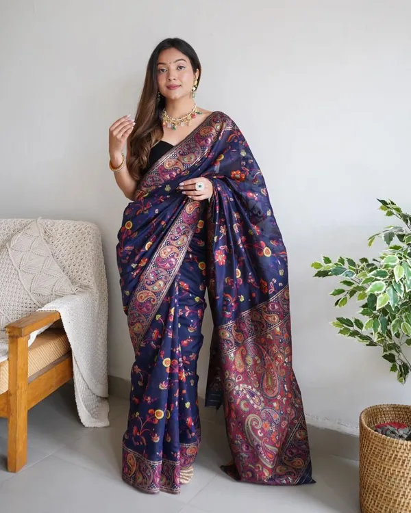 Blue_Premium_Silk_Saree_For_Women