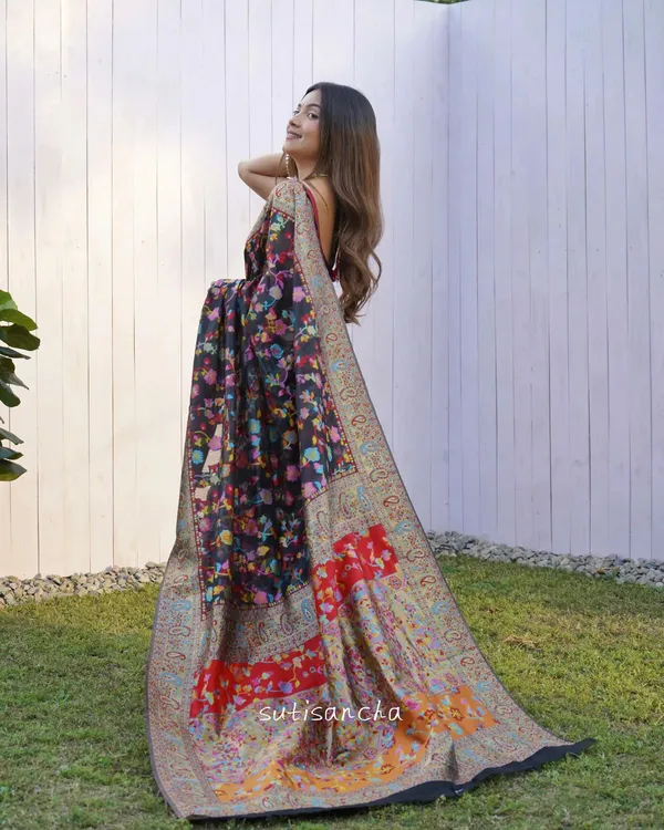 Multicolor_Premium_Silk_Saree_For_Women