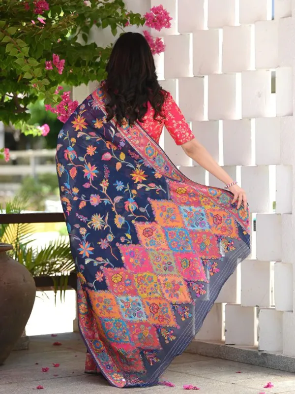 Blue_Premium_Silk_Saree_For_Women