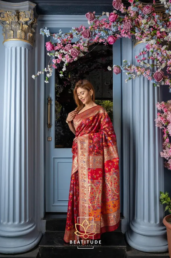 Maroon_Premium_Silk_Saree_For_Women