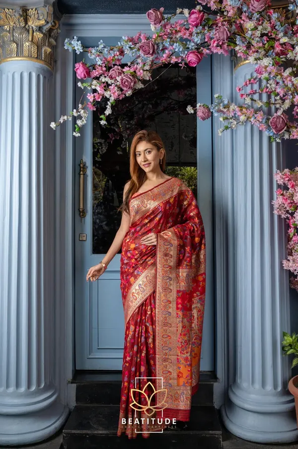 Maroon_Premium_Silk_Saree_For_Women
