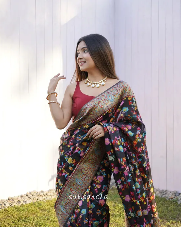 Multicolor_Premium_Silk_Saree_For_Women
