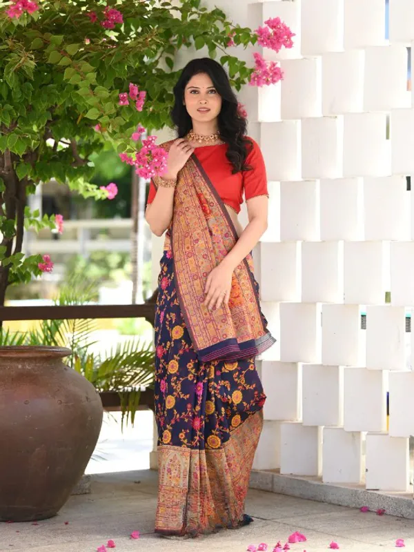 Blue_Premium_Silk_Saree_For_Women