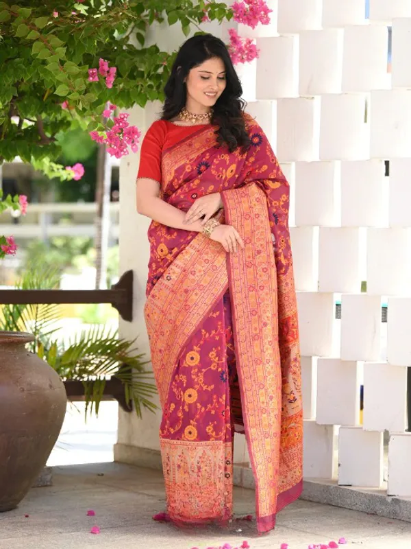 Red	Silk_Banarasi_Soft_Silk_Saree_For_Women